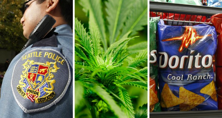 Chips, Seattle, Marijuana, Polisen